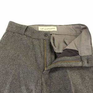 Shinzone 20AW スラックス パンツ センタープレス ウール混 フルレングス 36 S-M グレー