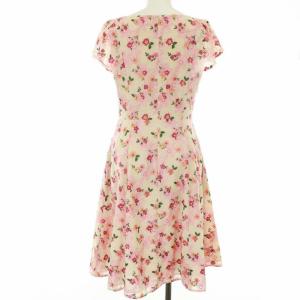 TOCCA 20年製 ワンピース ハートシェイプドネック 花柄 00 ピンク