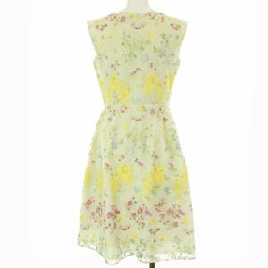 TOCCA 2018 ワンピース フローラル 00 XS イエローグリーン