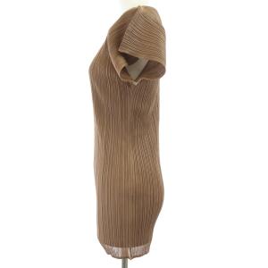ISSEY MIYAKE プリーツカットソー M ブラウン