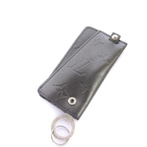 LOUIS VUITTON M65133 クロシェットPM モノグラムマット キーケース ブラック ノワール