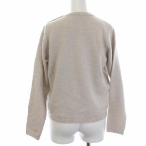 MARGARET HOWELL 19AW ニット 長袖 カシミヤ 2 ベージュ