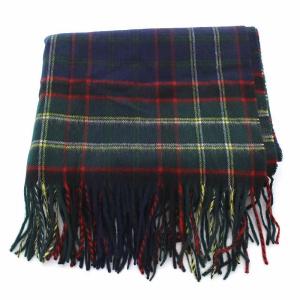 TOMORROWLAND マフラー ストール カシミヤ100％ チェック F マルチカラー
