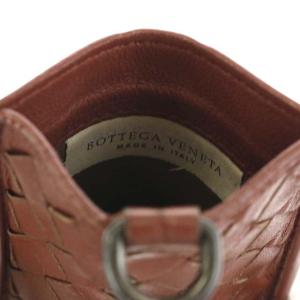 BOTTEGA VENETA レザーパスケース ブラウン