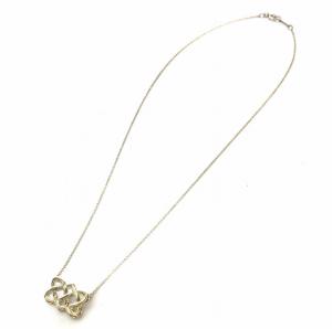 TIFFANY&Co. ケルティックノット ダブルハート ネックレス ペンダント 925 シルバー