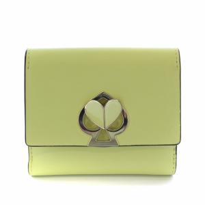 kate spade new york ニコラツイストロック 二つ折り財布 イエロー