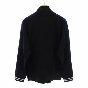 DIESEL トラックジャケット ブルゾン オオカミ 刺繍 サイドライン タグ付き M ブラック