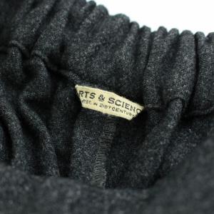 ARTS&SCIENCE イージーパンツ スラックス ウール 0 グレー