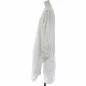 YAECA SHIRT DRESS STAND NECK S ホワイト