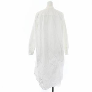 YAECA SHIRT DRESS STAND NECK S ホワイト