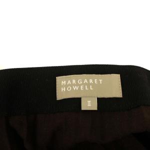 MARGARET HOWELL 19AW FINE WOOL GABARDINE Sunray Pleat Skirt