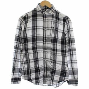 RELAXED FIT シャツ チェック 0 黒 白