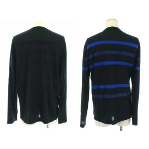 ISSEY MIYAKE MEN カーディガン リバーシブル  長袖  2ブラック ブルー