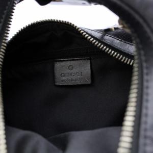 GUCCI ワンショルダーバッグ ハンドバッグ GGキャンバス 黒 