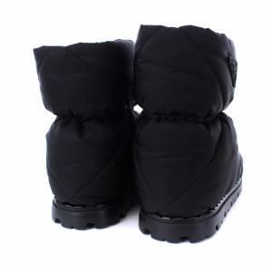 PRADA 21AW RE-NAYLON パデッドナイロン スノーブーツ 25.5cm 黒