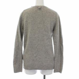 MARGARET HOWELL ウールカシミヤ混ニットカーディガン グレー