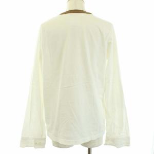 sacai ロンT ファスナー 長袖 2 ホワイト