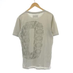 Martin Margiela 10 11SS アーカイブ Tシャツ カットソー クルーネック プルオーバー 半袖 ロゴ コットン 46 S グレー