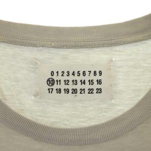 Martin Margiela 10 11SS アーカイブ Tシャツ カットソー クルーネック プルオーバー 半袖 ロゴ コットン 46 S グレー