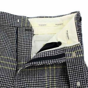 Shinzone 18AW パンツ ワイド グレンチェック 34 ブラック系