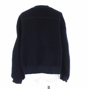 Shinzone 20AW フリースケープリンカーディガン 長袖 F ネイビー