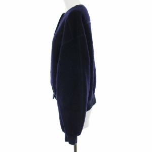 Shinzone 20AW フリースケープリンカーディガン 長袖 F ネイビー