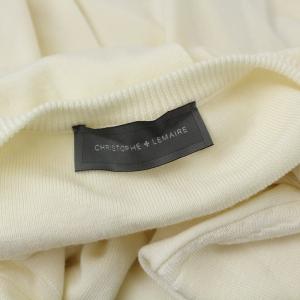 Christophe Lemaire ウールプルオーバーニットセーター  アイボリー