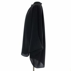 ADORE 21SS ドライタッチジョーゼットブラウス シャツ 七分袖 38 M ブラック