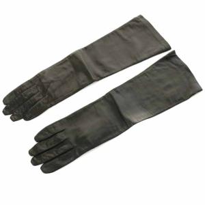 Chloe レザーグローブ ブラック