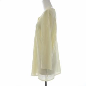 PLEATS PLEASE ISSEY MIYAKE 日本製 イッセイミヤケ メッシュワンボタンロングカーディガン 3 L ホワイト PP03-F0775