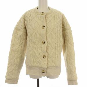 21AW カーディガン キルティング 38 アイボリー