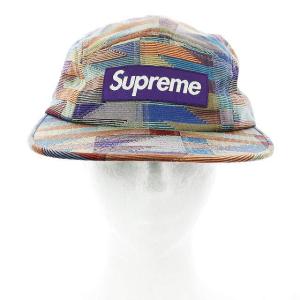 Supreme 15SS Intarsia Knit Camp Cap ベージュ