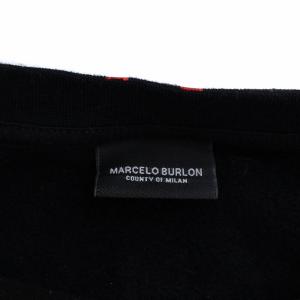 Marcelo Burlon 19SS スウェット トレーナー 長袖 裏起毛 柄 ブラック