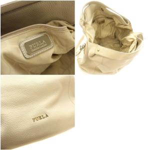 FURLA ショルダーバッグ 2way ハンドバッグ レザー ベージュ