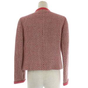 LANVIN スーツ セットアップ ジャケット タイトスカート ひざ丈 38 レッド