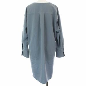 ADORE 19AW クリアツイルブラウス 38 ライトブルー