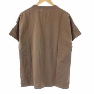 Martin Margiela 10 16AW オーバーサイズ 半袖 Tシャツ カットソー 無地 44 S 茶 ブラウン