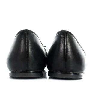TORY BURCH ロゴリボンバレエシューズ 6M ブラック