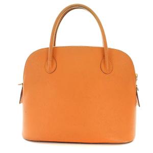 CELINE ヴィンテージ  ハンドバッグ レザー オレンジ