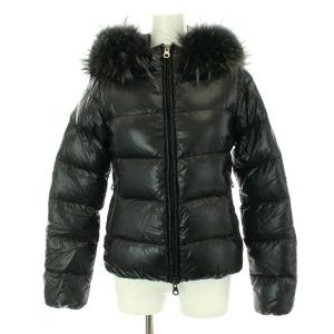 Adhara ダウンジャケット フィンラクーン 36 ブラック