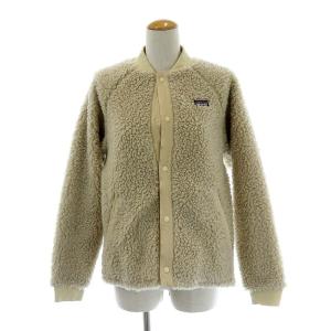 Patagonia 21AW ガールズレトロXボマージャケット ブルゾン ボア フリース XXL ベージュ 65415