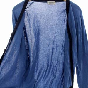 JOHN SMEDLEY カーディガン Vネック 長袖 L ネイビー