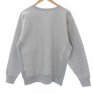 Champion クルーネックスウェット リバースウィーブ 裏起毛 ロゴプリント M グレー