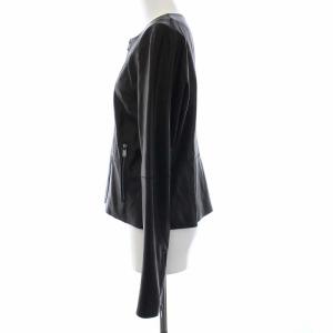 Theory 21SS SMOOTH LEATHR FLAT CREW JKT レザージャケット