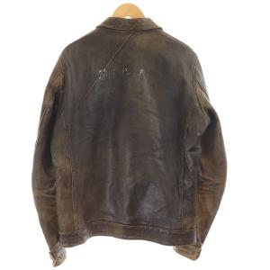UNDERCOVERISM 10AW AVAKARETA LIFE Distressed GIRA Leather Jacket