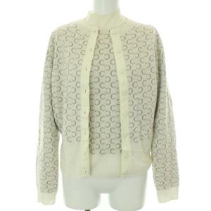 21AW イニシャルJQアンサンブルニットセーター 38 ホワイト