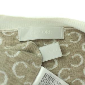 CELFORD 21AW イニシャルJQアンサンブルニットセーター 38 ホワイト