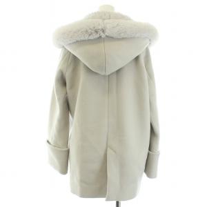 Diagram GRACE CONTINENTAL 21AW ショートコート フェイクファー S グレー