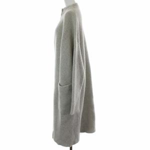 GALERIE VIE 19AW ウールダブルフェイス コート ハイネック ロング S ライトグレー