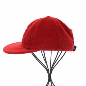 Supreme 18AW Polartec S Logo 6-Panel Cap フリースキャップ 赤